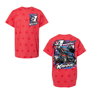 Liberty Nine Youth T-Shirt - Red Stars