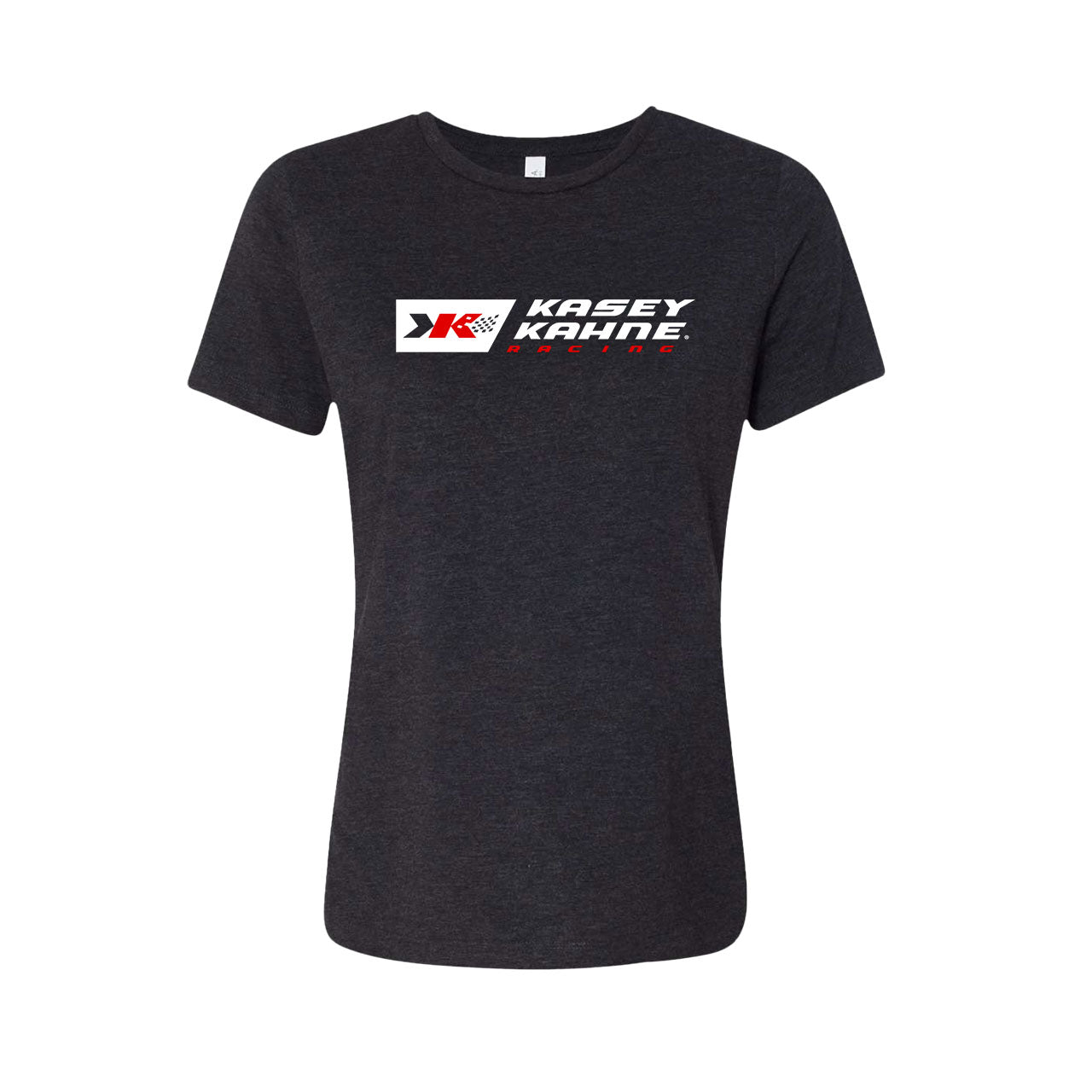 Women's KKR Block Logo Tri-Blend Tee Charcoal Black – KKR KSP