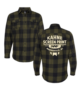 KSP Flannel Long Sleeve - Army/Black